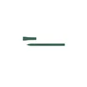 Variante vert - Stylo bille personnalisable en papier avec capuchon - Brittanyavec logo