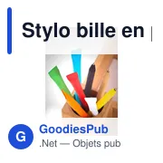 Stylo bille en papier avec capuchon | Debra - Miniature 2