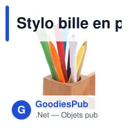 Stylo bille en papier avec capuchon | Debra - Miniature 12
