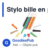 Stylo bille en papier avec capuchon | Debra - Miniature 4