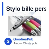 Stylo bille personnalisable en plastique avec logo - Cardiff - Miniature 7
