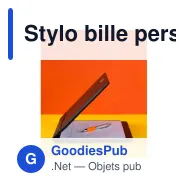 Stylo bille personnalisable en plastique avec logo - Cardiff - Miniature 8