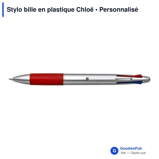 Stylo bille en plastique Chloë - Image 1