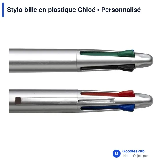 Stylo bille en plastique Chloë - Image 5