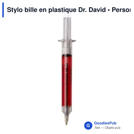 Stylo bille en plastique Dr. David