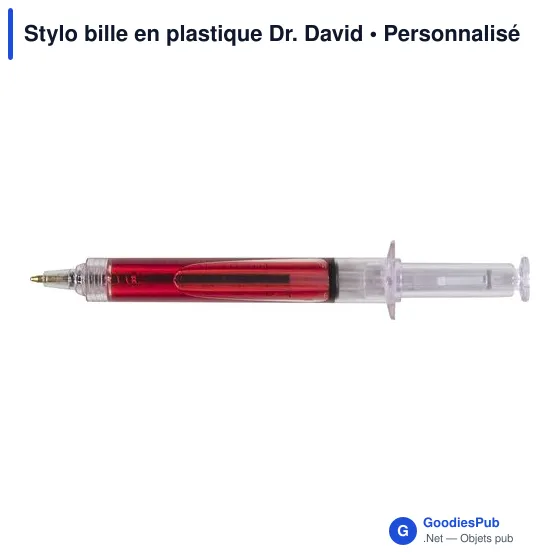 Stylo bille en plastique Dr. David - Image 2