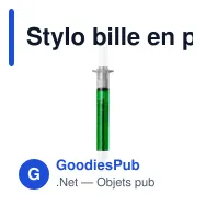 Stylo bille en plastique Dr. David - Miniature 4