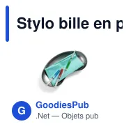 Stylo bille en plastique Dr. David - Miniature 5