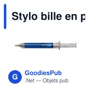 Stylo bille en plastique Dr. David - Miniature 6