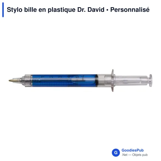Stylo bille en plastique Dr. David - Image 6