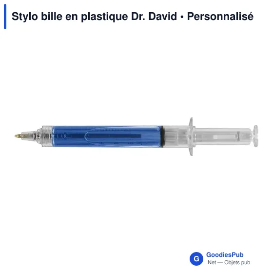 Stylo bille en plastique Dr. David - Image 7