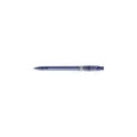 Variante bleu - Stylo bille en plastique givré