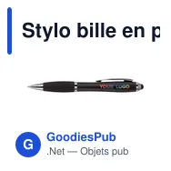 Stylo bille en plastique Lana - Miniature 4