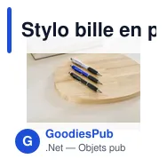 Stylo bille en plastique Lana - Miniature 5