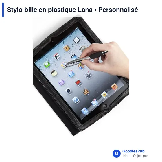 Stylo bille en plastique Lana - Image 6