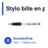Stylo bille en plastique Lana - Miniature 9