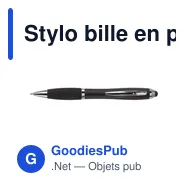 Stylo bille en plastique Lana - Miniature 10