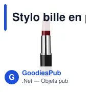 Stylo bille en plastique Martin - Miniature 1