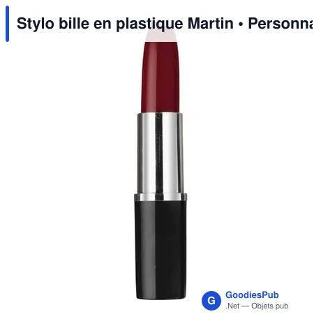 Stylo bille en plastique Martin