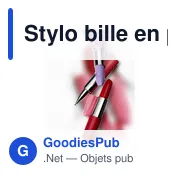 Stylo bille en plastique Martin - Miniature 2