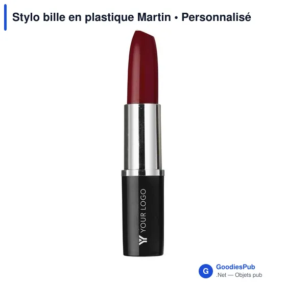 Stylo bille en plastique Martin - Image 3