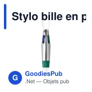 Stylo bille en plastique Marvin - Miniature 11