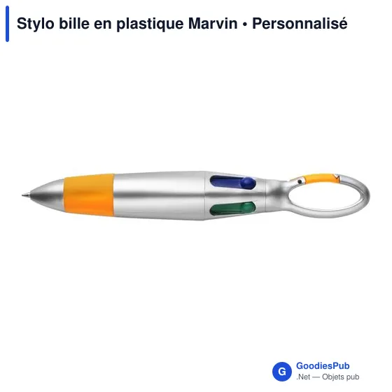 Stylo bille en plastique Marvin - Image 12