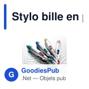 Stylo bille en plastique Marvin - Miniature 4