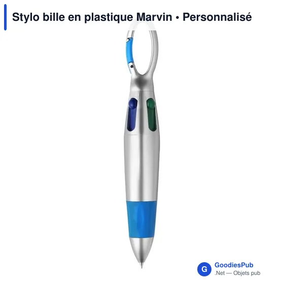 Stylo bille en plastique Marvin - Image 6
