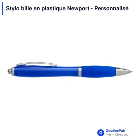 Stylo bille personnalisable Newport avec logo - Écriture professionnelle - Image 3