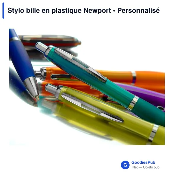 Stylo bille personnalisable Newport avec logo - Écriture professionnelle - Image 4
