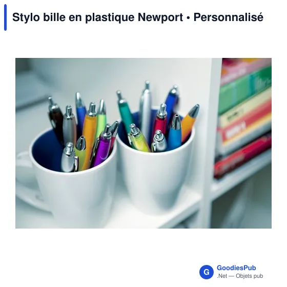 Stylo bille personnalisable Newport avec logo - Écriture professionnelle - Image 5