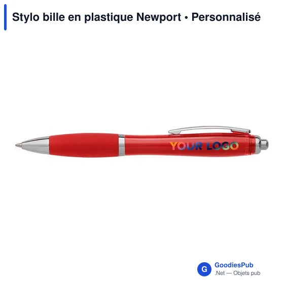 Stylo bille personnalisable Newport avec logo - Écriture professionnelle - Image 6