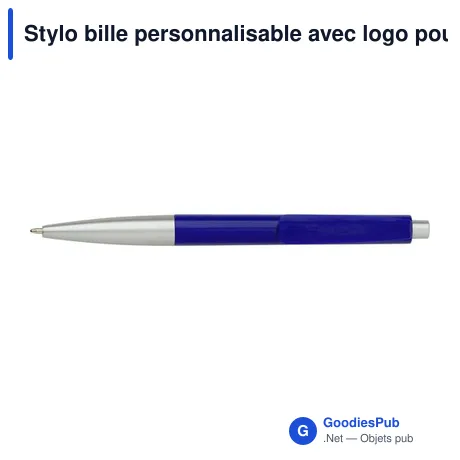 Stylo bille personnalisable avec logo pour entreprises
