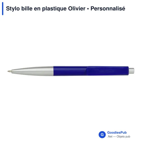 Stylo bille personnalisable avec logo pour entreprises - Image 1