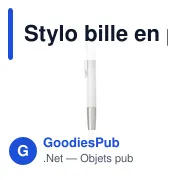 Stylo bille personnalisable avec logo pour entreprises - Miniature 4