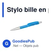 Stylo bille personnalisable avec logo pour entreprises - Miniature 7