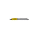 Variante jaune - Stylo bille en plastique recyclé Cardiff