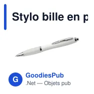 Stylo bille en plastique recyclé Newport - Miniature 12