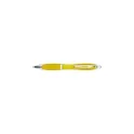 Variante jaune - Stylo bille en plastique recyclé Newport