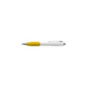 Variante jaune - Stylo bille en plastique recyclé Swansea