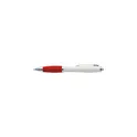 Variante rouge - Stylo bille en plastique recyclé Swansea
