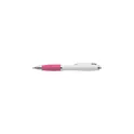 Variante rose - Stylo bille en plastique recyclé Swansea
