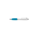 Variante bleu clair - Stylo bille en plastique recyclé Swansea