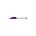 Variante pourpre - Stylo bille en plastique recyclé Swansea
