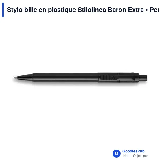 Stylo bille en plastique Stilolinea Baron Extra - Image 1