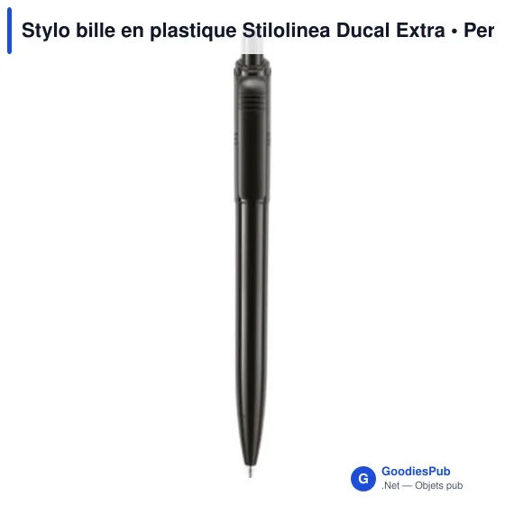 Stylo bille personnalisable en plastique avec logo - Stilolinea Ducal Extra - Image 1