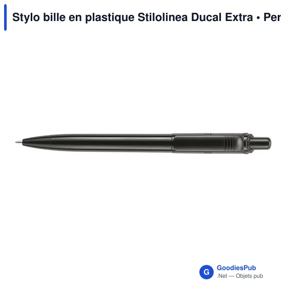 Stylo bille personnalisable en plastique avec logo - Stilolinea Ducal Extra - Image 2