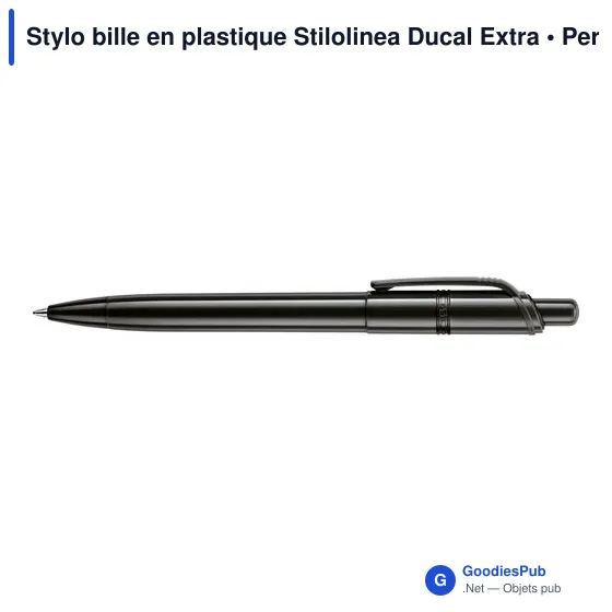 Stylo bille personnalisable en plastique avec logo - Stilolinea Ducal Extra - Image 4