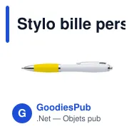 Stylo bille personnalisable en plastique avec logo - Swansea - Miniature 12